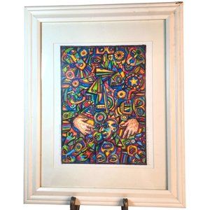 David Mitchell Dillard Circus of Extremes 7/50 Framed Print Schizophrenic Artist